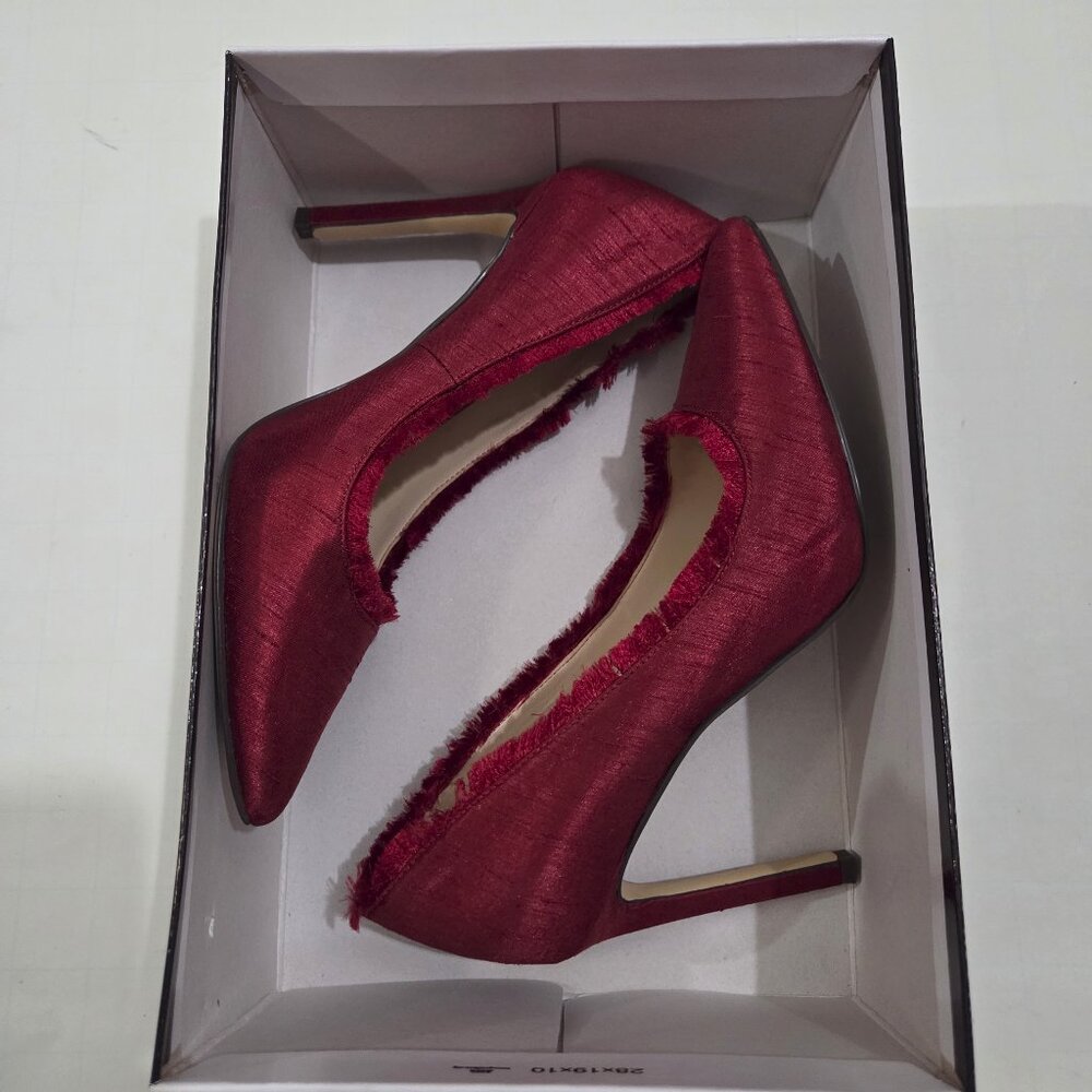 Nine West High Heels Shoes, Red, Size 6 1/2 M (6.5) - Picture 14 of 16